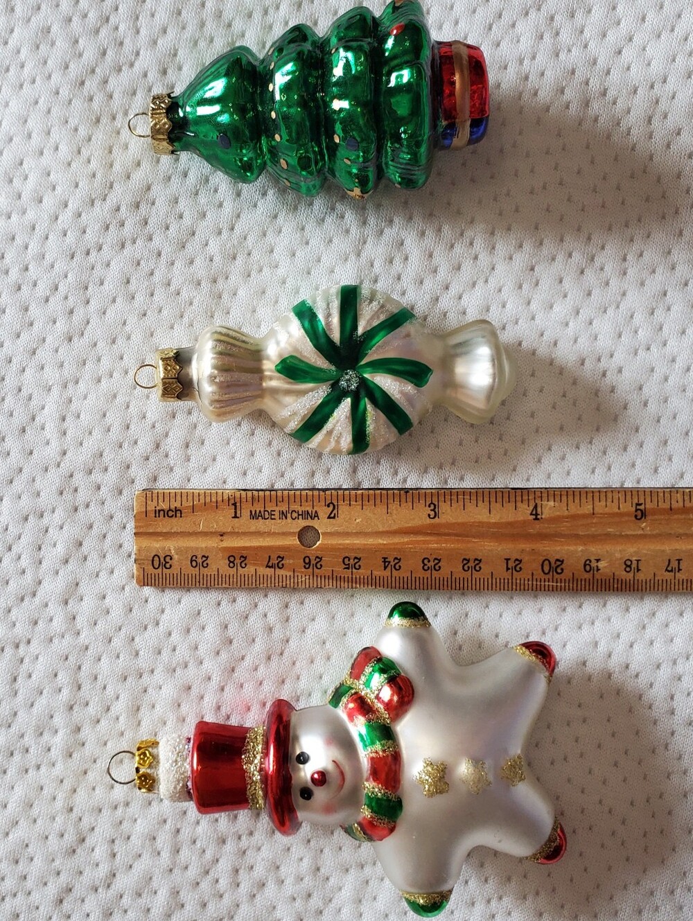 Vintage Thomas Pacconi Classics Blown Glass Christmas Ornaments Lot 2003 - Picture 10 of 13
